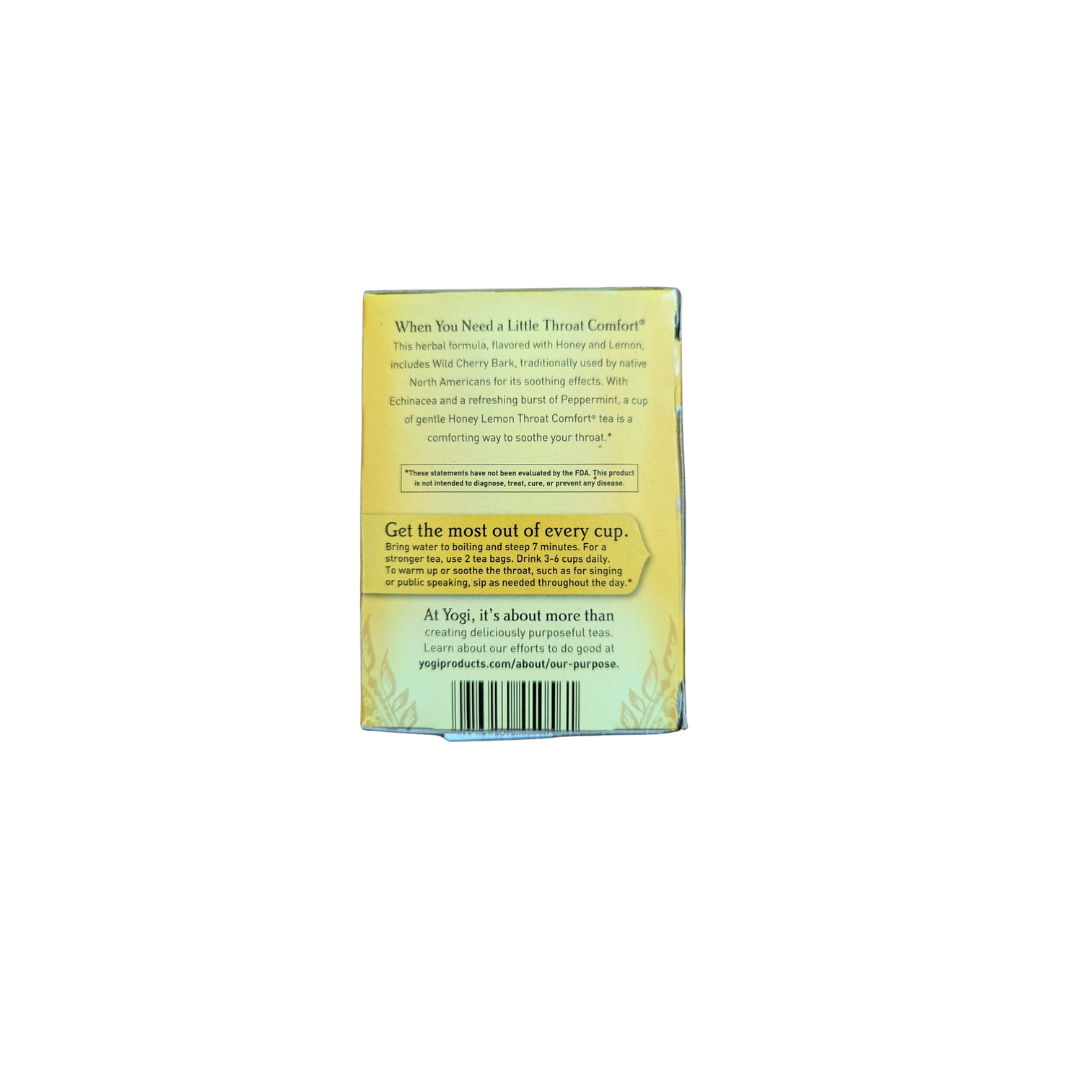 Yogi tea. Comfort en garganta