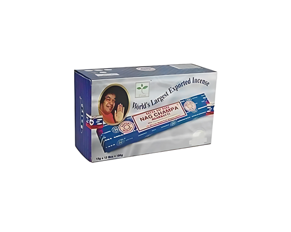 Caja de Satya Sai Baba Nag Champa Agarbatti. 12pz